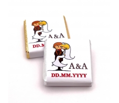 Mini čokoládky ZAĽÚBENÍ 1