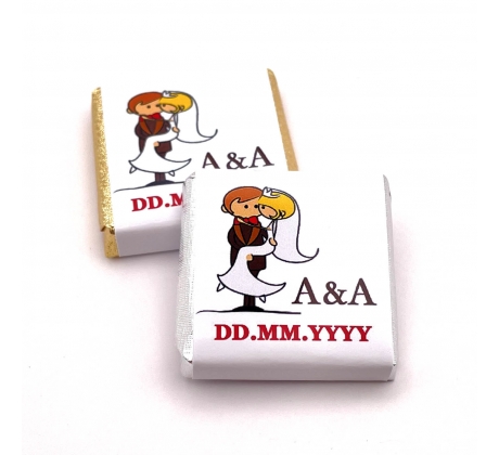Mini čokoládky ZAĽÚBENÍ 1