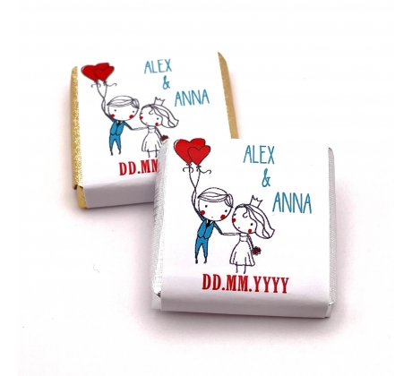 Mini čokoládky LÁSKA 2